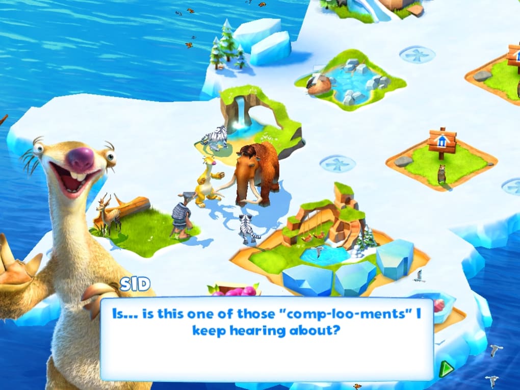 how to reset ice age adventures game