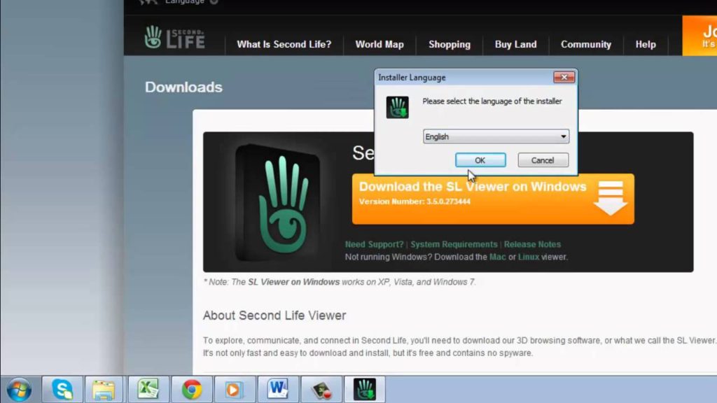 second life download windows